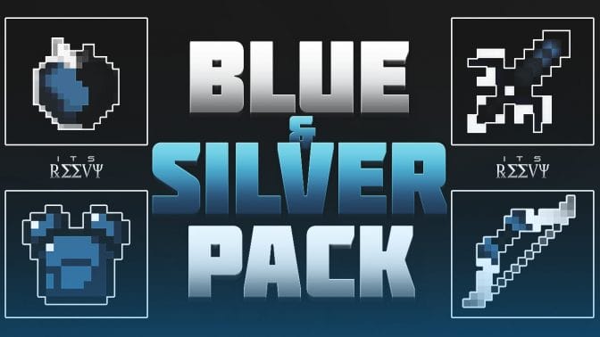 Blue & Silver PvP Texture Pack