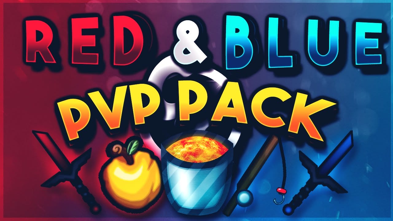 UHC PvP Texture Pack Red Blue