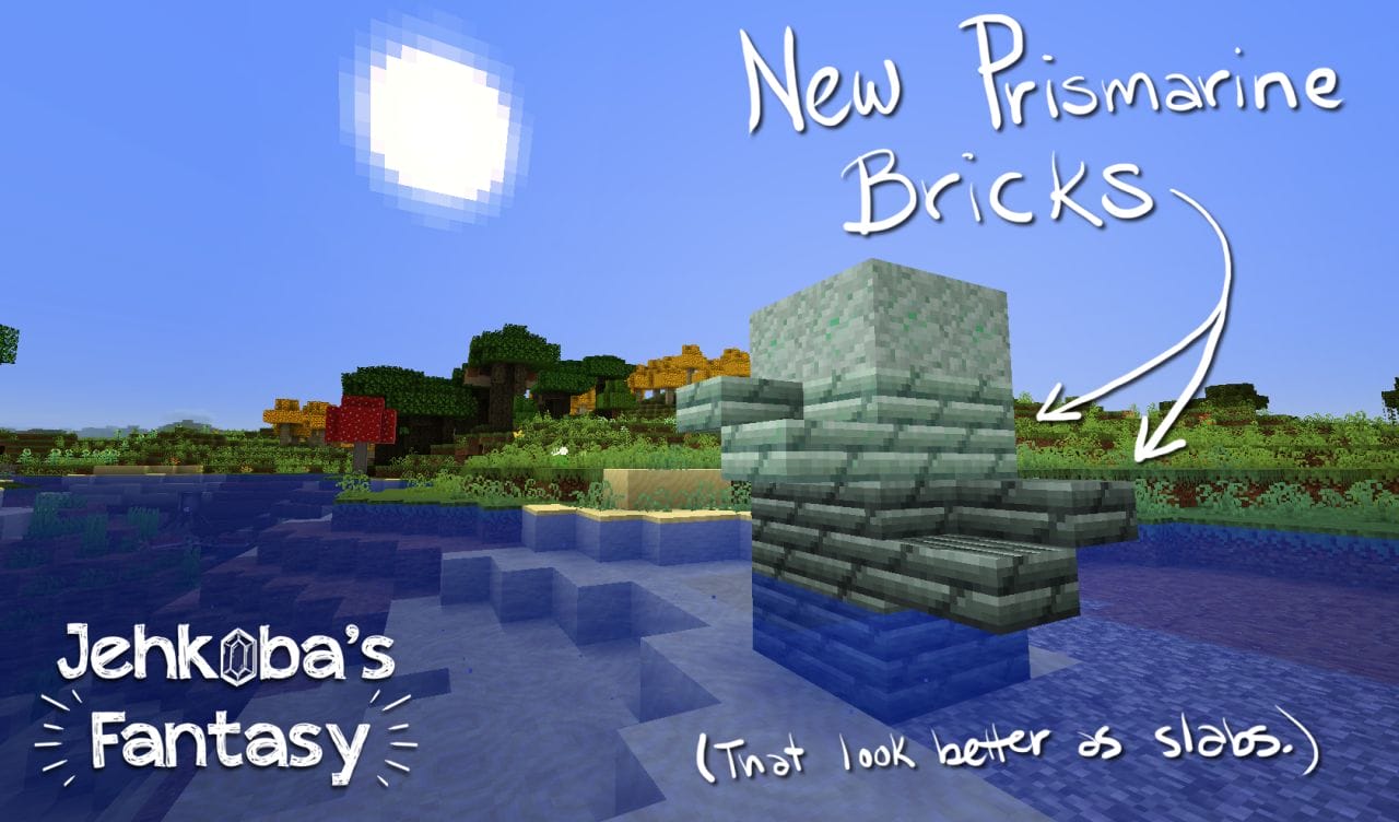 Jehkoba's Fantasy 1.14.3 [16x] 3D Texture Pack