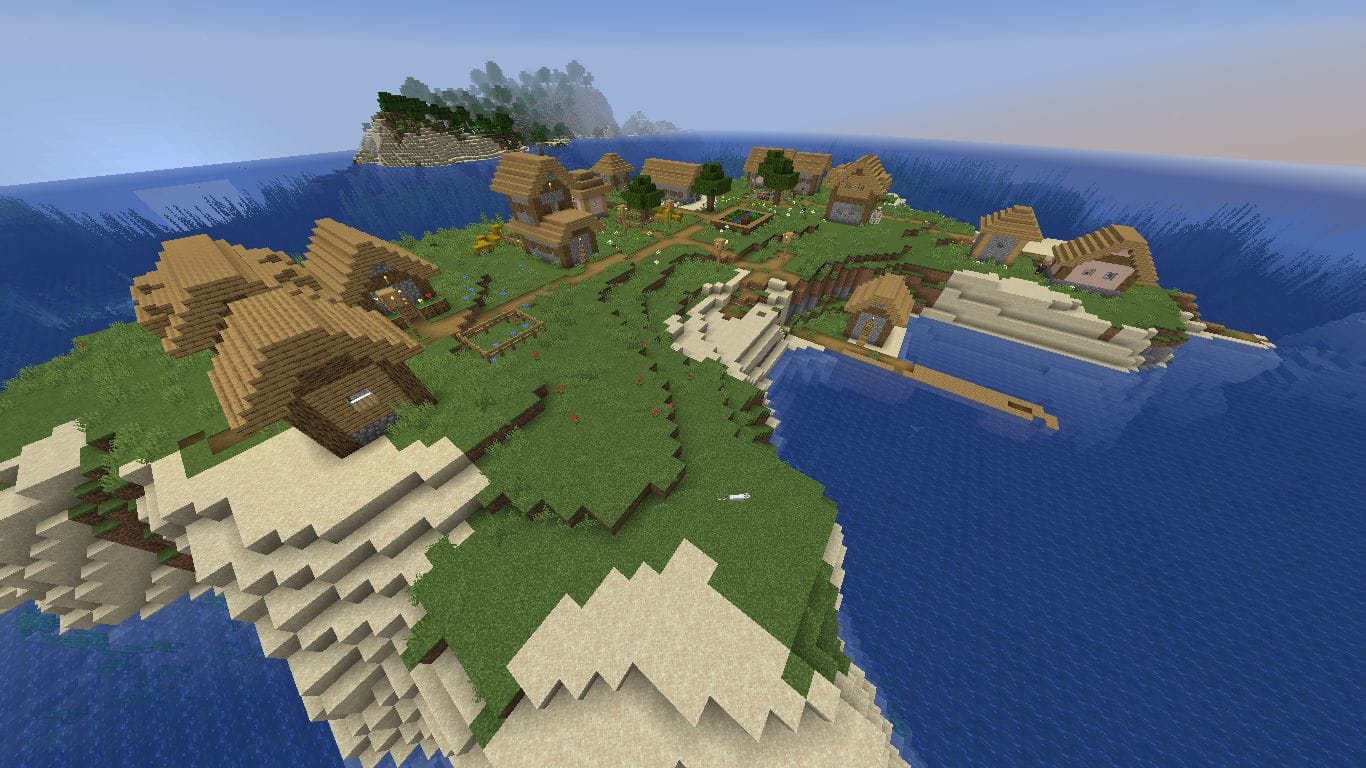 I’m writing this in a Starbucks - Minecraft Seed - 1