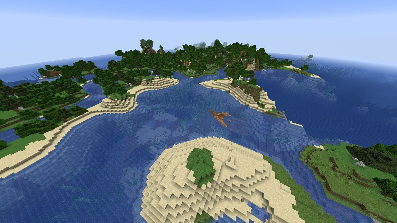 I’m writing this in a Starbucks - Minecraft Seed - 3