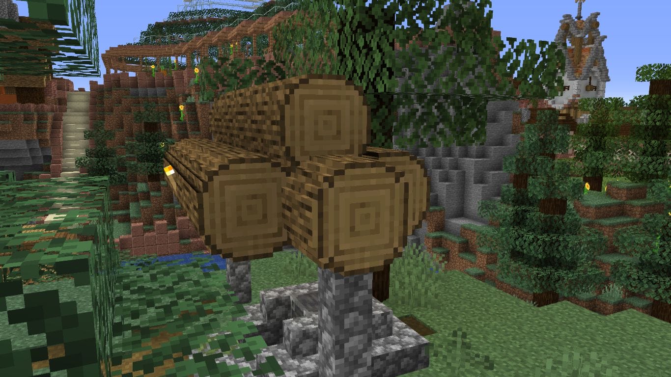 Round Trees 1.15.2 Minecraft Resource Pack - 2