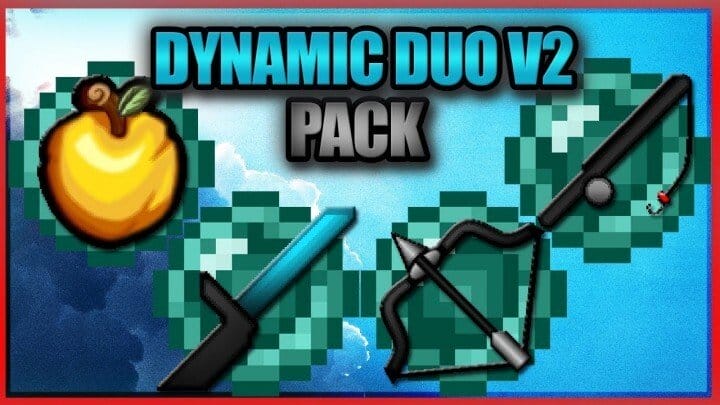Skeppy's Dynamic Duo PvP Texture Pack 1.8.9