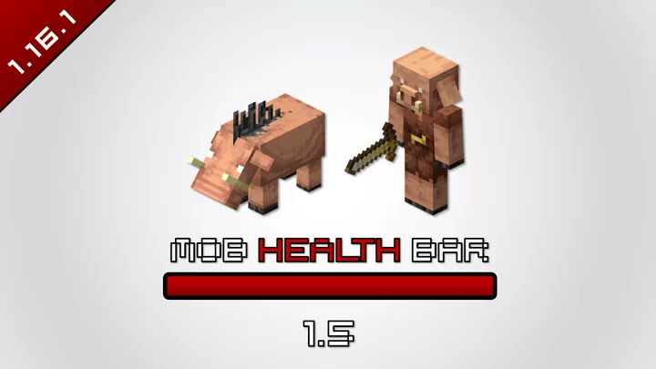 Mob Health Bar 1.16.1 (SSP-SMP) for Minecraft - primary