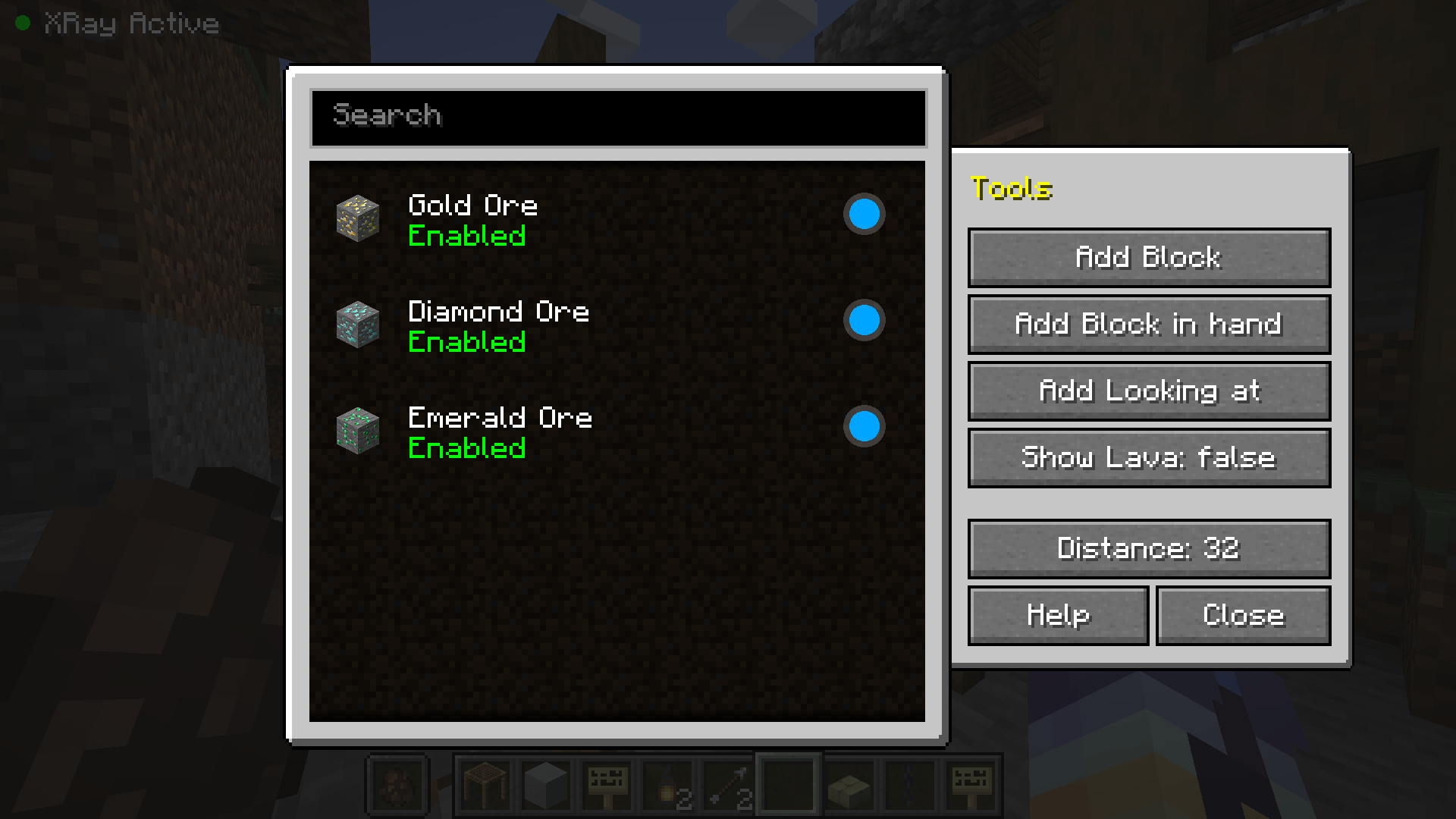 Advanced Xray Mod 1.16.3 / 1.16.2 for Minecraft - 1