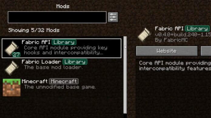 Fabric API 1.18 / 1.17.1 - main