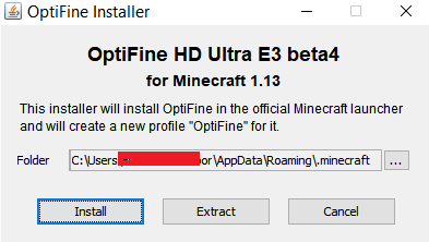 How to install OptiFine 1.14.4