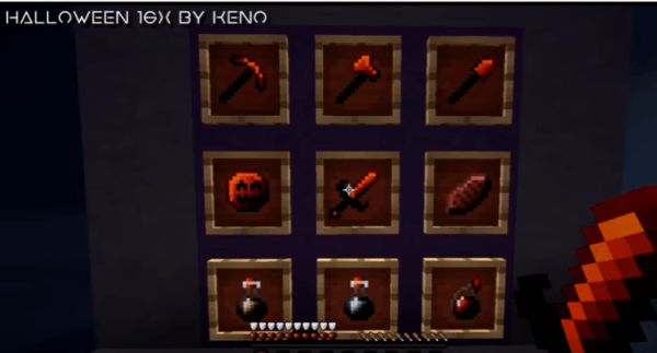 Halloween PvP Resource Pack 1.8 [16x] by Keno