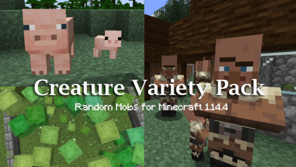 Random Mobs Minecraft Creature Variety Pack 1 14 4 Epic
