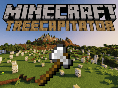 Treecapitator 1 14 4 Minecraft Cut Down Trees Instantly