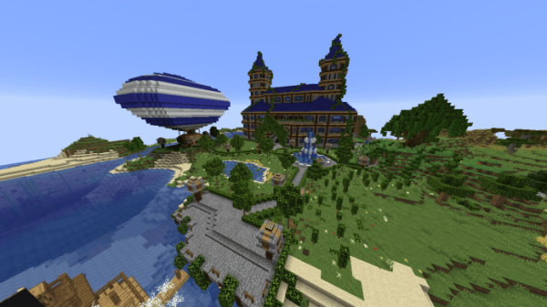 Minecraft Castle - Castle and Gladiator Arena - 1