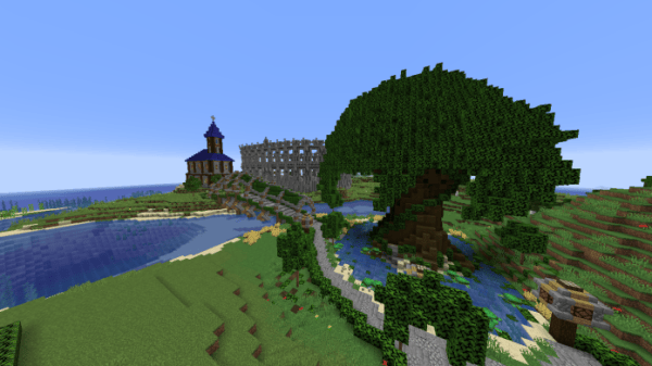 Minecraft Castle - Castle and Gladiator Arena - 2