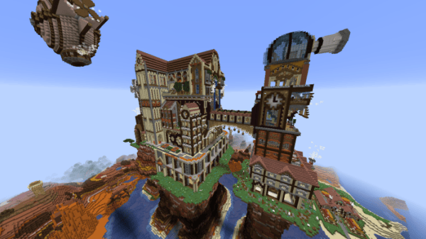 Minecraft Castle Steampunk Castle - 1