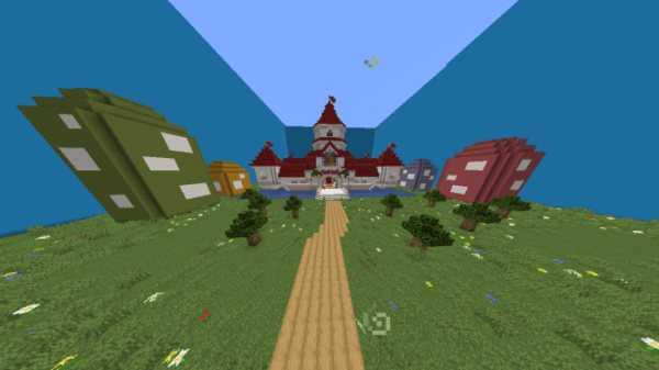 Minecraft Castle Super Mario Peach’s Castle - 1 Minecraft Castle Super Mario Peach’s Castle - 1