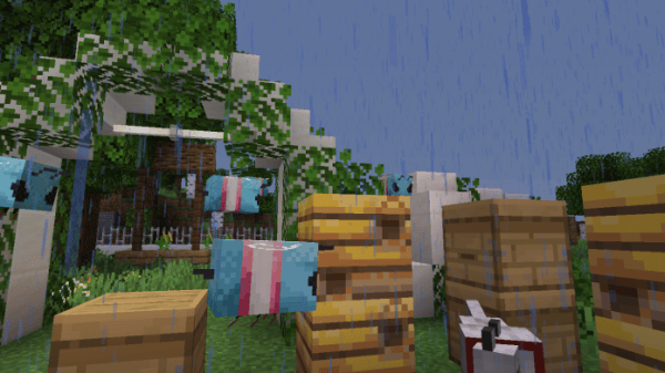 Trans Bees for Faithful 1.15.1 Resource Pack - 1