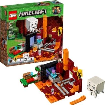 LEGO Minecraft The Nether Portal 21143 Building Kit  - Best Minecraft Toys 2020