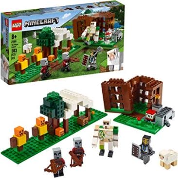 LEGO Minecraft The Pillager Outpost 21159 Building Kit - Best Minecraft Toys 2020