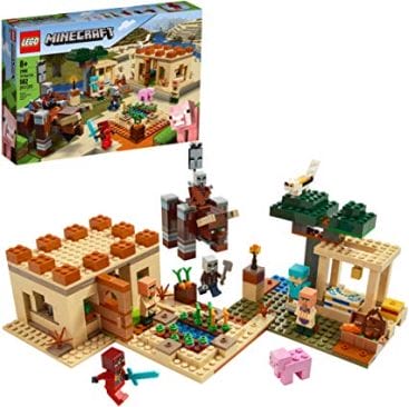 LEGO Minecraft The Villager Raid 21160 Building Toy Action Playset - Best Minecraft Toys 2020