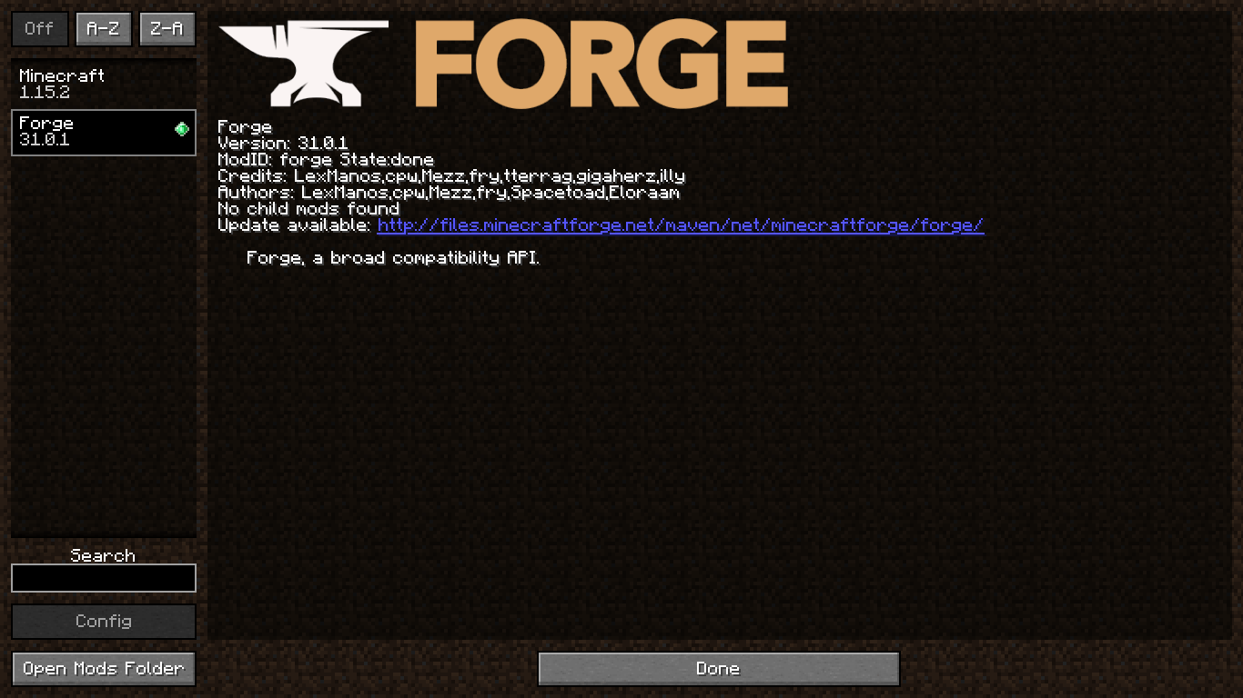 Minecraft Forge 1 15 2 Free Download And Review Use Mods