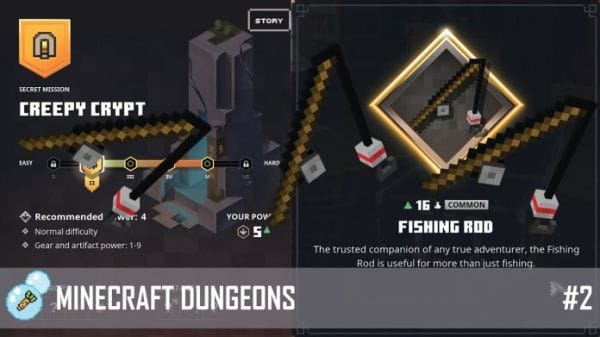 minecraft fishing rod craft