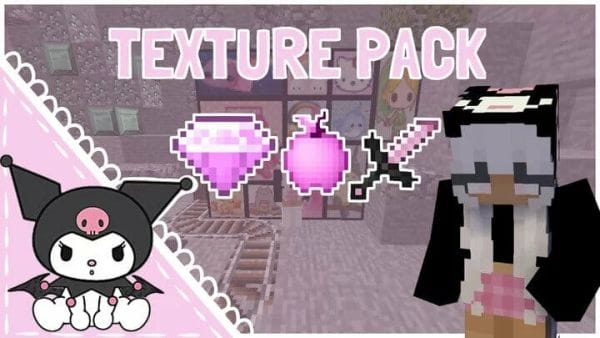 Kawaii Kuromi Pvp Texture Pack 1 8 9 Free Download