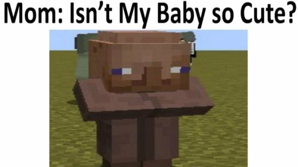 Minecraft Meme - cute baby