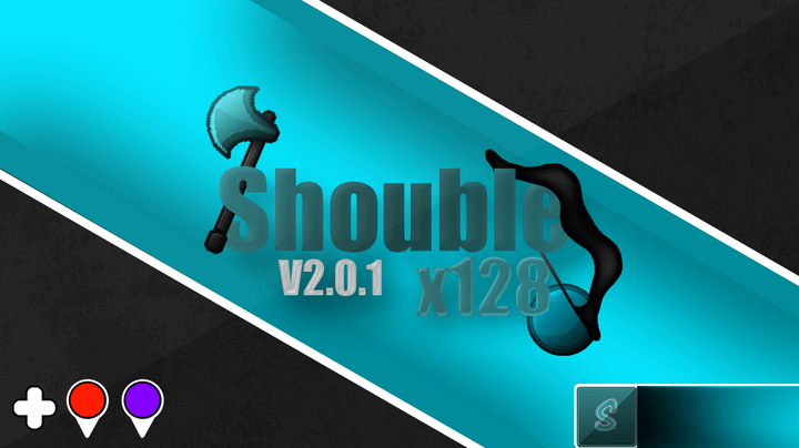 Shouble V2 128x PvP Texture Pack 1.12.2 - 1
