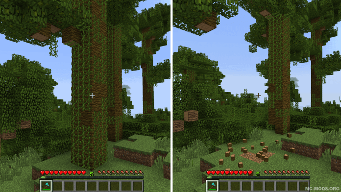 Treecapitator 1.17 – Cut Down Trees Instantly 4
