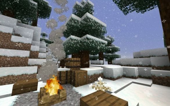 Default Style Winter Resource Pack 1.17 - 2