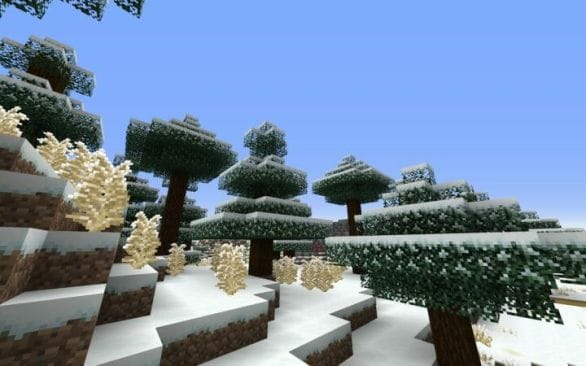Default Style Winter Resource Pack 1.17 - 4