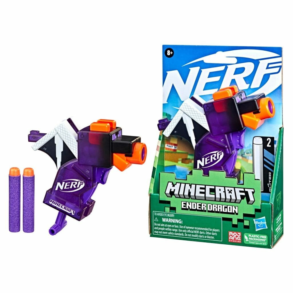 New Minecraft Blasters Amazingly Released by Nerf and Mojang