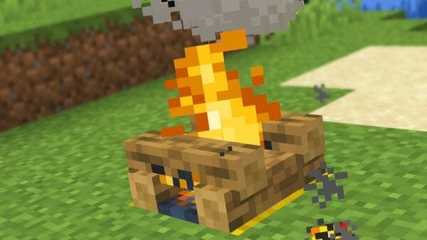 How to Make a Campfire in Minecraft - 1