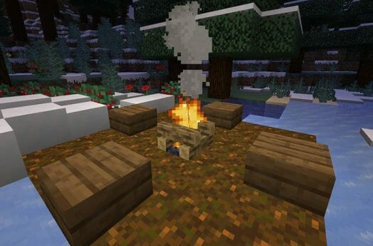 How to Make a campfire in Minecraft - 2