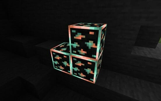 New Glowing Ores 1.19.2 Texture Pack - 1