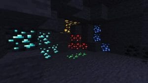 Simple Glowing Ores 16x Texture Pack 1.19.3 - 1